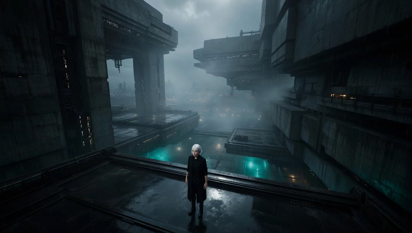 High Angle Shot cinematic example