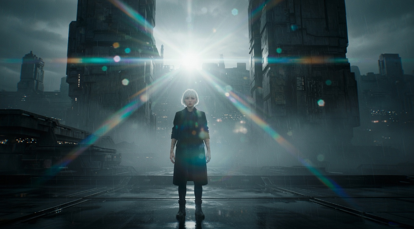 Lens Flare cinematic example